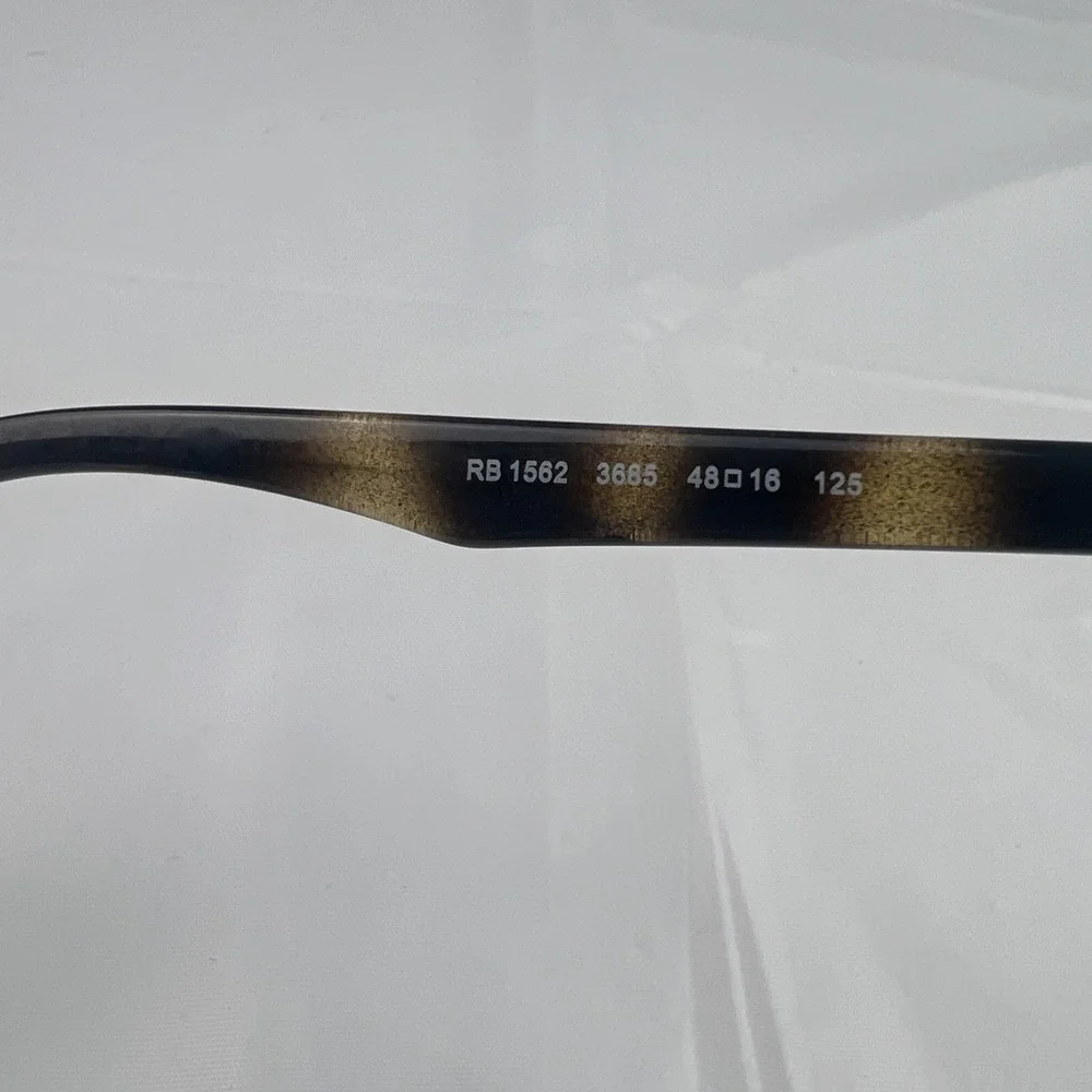Ray Ban Kids Eyeglasses RB 1562 3685 Glossy Brown Tortoise 48-16-125 Authentic
